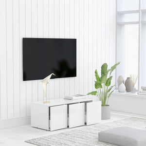 Galleria Design TV Cabinet White 80x34x30 cm Engineered Wood