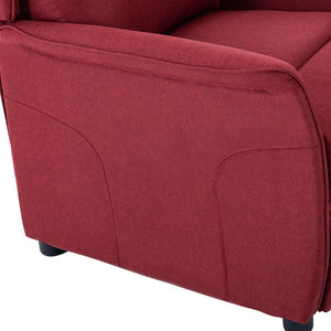 Galleria Design Recliner Chair Wine Red Fabric