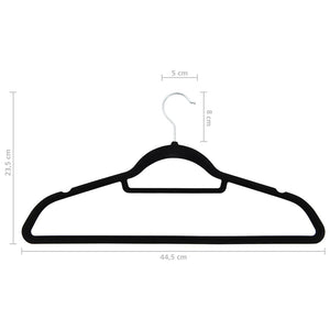 Galleria Design 20 pcs Clothes Hanger Set Anti-slip Black Velvet