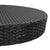 Galleria Design Garden Table Black 75.5x106 cm Poly Rattan