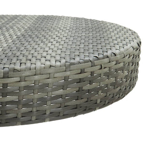 Galleria Design Garden Table Grey 75.5x106 cm Poly Rattan