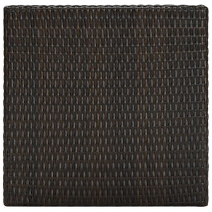 Galleria Design Garden Bar Table Brown 60.5x60.5x110.5 cm Poly Rattan