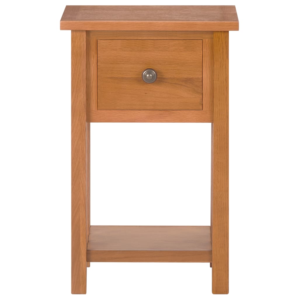 Galleria Design Magazine Table with Drawer 35x27x55 cm Solid Oak Wood