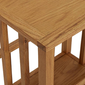 Galleria Design Magazine Table 45x35x55 cm Solid Oak Wood