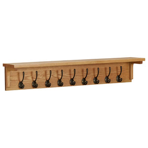 Galleria Design Coat Rack 90x16x16 cm Solid Oak Wood