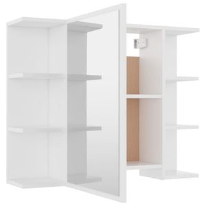 Galleria Design Bathroom Mirror Cabinet White 80x20.5x64 cm Engineered Wood