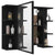 Galleria Design Bathroom Mirror Cabinet Black 80x20.5x64 cm Engineered Wood