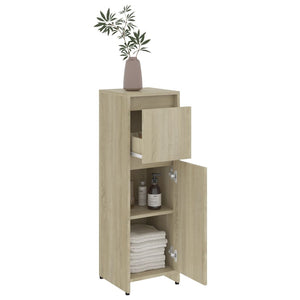 Galleria Design Bathroom Cabinet Sonoma Oak 30x30x95 cm Engineered Wood