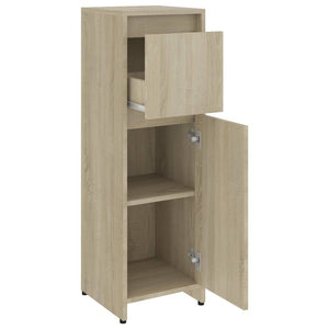 Galleria Design Bathroom Cabinet Sonoma Oak 30x30x95 cm Engineered Wood