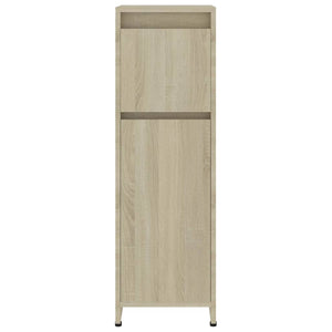 Galleria Design Bathroom Cabinet Sonoma Oak 30x30x95 cm Engineered Wood