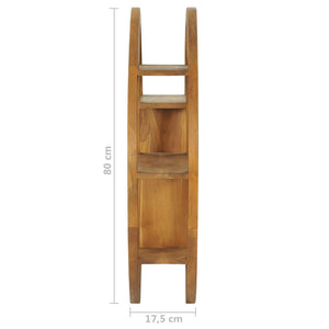 Galleria Design Yin Yang Wall Shelf 80x17.5x80 cm Solid Teak Wood