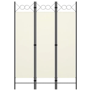 Galleria Design 3-Panel Room Divider White 120x180 cm