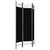 Galleria Design 3-Panel Room Divider Black 120x180 cm