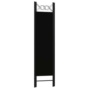 Galleria Design 3-Panel Room Divider Black 120x180 cm