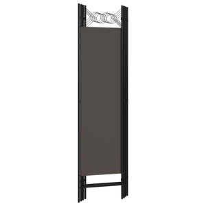 Galleria Design 4-Panel Room Divider Anthracite 160x180 cm