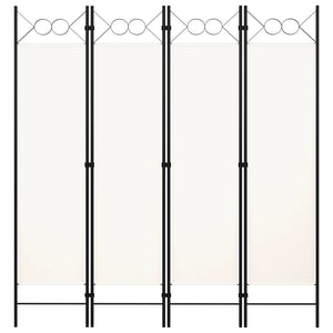 Galleria Design 4-Panel Room Divider White 160x180 cm