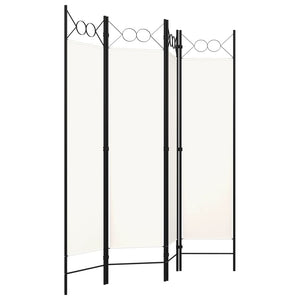 Galleria Design 4-Panel Room Divider White 160x180 cm