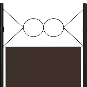 Galleria Design 5-Panel Room Divider Brown 200x180 cm