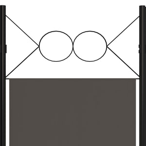 Galleria Design 5-Panel Room Divider Anthracite 200x180 cm