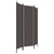 Galleria Design 3-Panel Room Divider Anthracite 150x180 cm