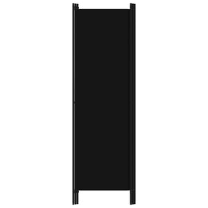 Galleria Design 3-Panel Room Divider Black 150x180 cm