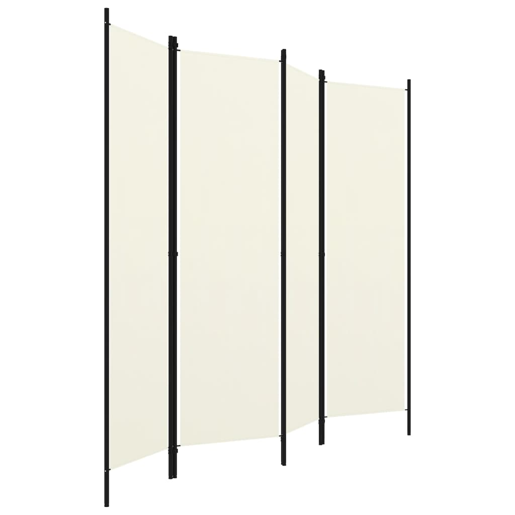 Galleria Design 4-Panel Room Divider White 200x180 cm