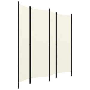 Galleria Design 4-Panel Room Divider White 200x180 cm