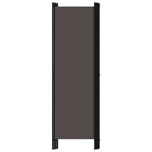 Galleria Design 4-Panel Room Divider Anthracite 200x180 cm