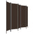 Galleria Design 5-Panel Room Divider Brown 250x180 cm