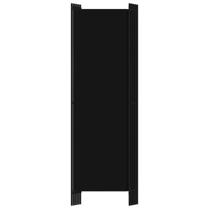 Galleria Design 5-Panel Room Divider Black 250x180 cm