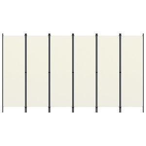 Galleria Design 6-Panel Room Divider White 300x180 cm