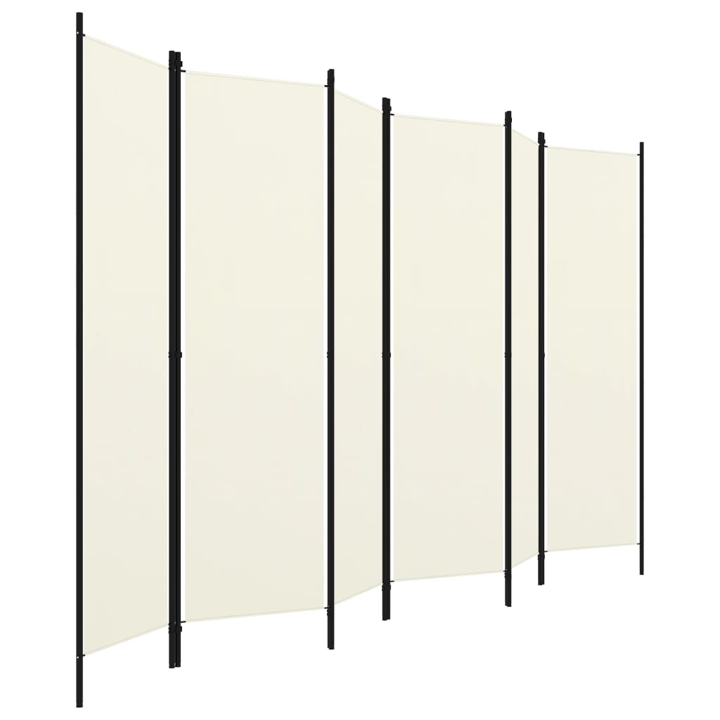 Galleria Design 6-Panel Room Divider White 300x180 cm