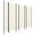 Galleria Design 6-Panel Room Divider White 300x180 cm