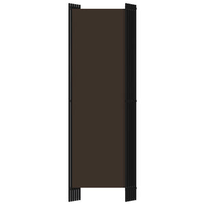 Galleria Design 6-Panel Room Divider Brown 300x180 cm