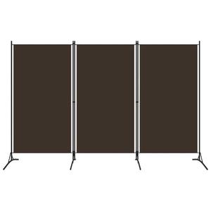 Galleria Design 3-Panel Room Divider Brown 260x180 cm