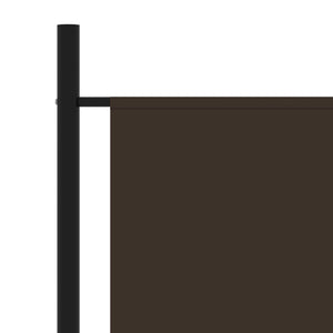 Galleria Design 3-Panel Room Divider Brown 260x180 cm