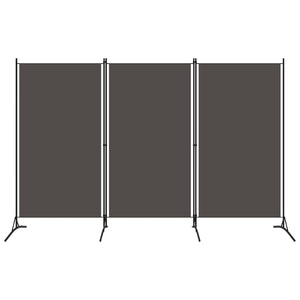 Galleria Design 3-Panel Room Divider Anthracite 260x180 cm