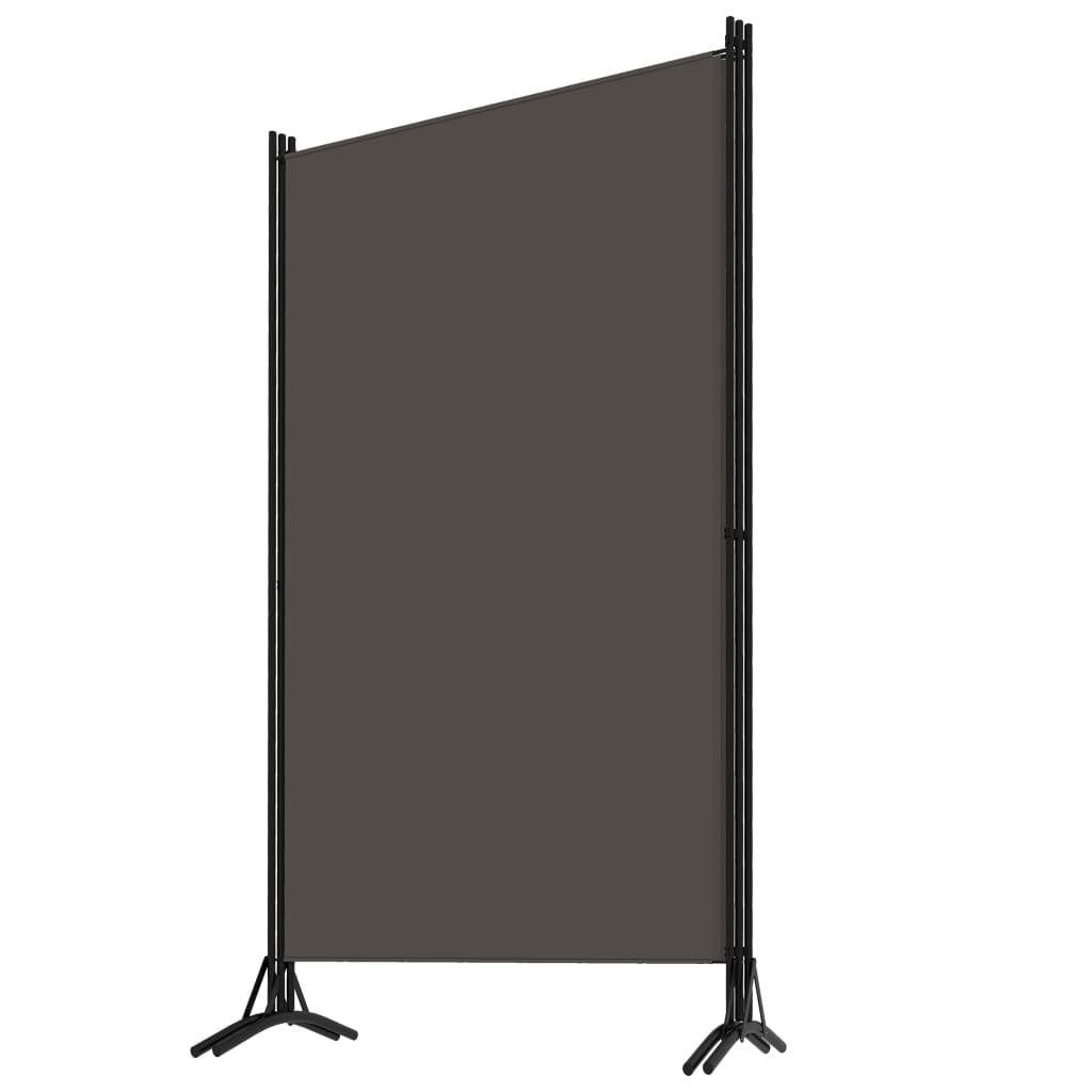 Galleria Design 3-Panel Room Divider Anthracite 260x180 cm