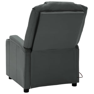 Galleria Design Massage Reclining Chair Anthracite Faux Leather