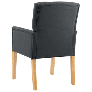 Galleria Design Dining Chair with Armrests Grey Fabric