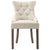 Galleria Design Dining Chairs 2 pcs Beige Fabric