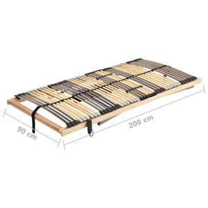 Galleria Design Electrical Slatted Bed Base without Mattress with 7 Zones 90x200 cm