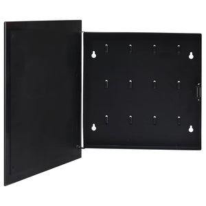 Galleria Design Key Box with Magnetic Board Black 35x35x4 cm