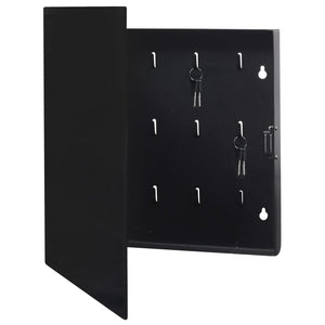 Galleria Design Key Box with Magnetic Board Black 35x35x4 cm