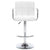 Galleria Design Bar Stools 2 pcs White Faux Leather