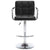 Galleria Design Bar Stools 2 pcs Black Faux Leather