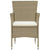 Galleria Design Garden Dining Chairs 2 pcs Poly Rattan Beige