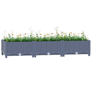 Galleria Design Raised Bed 120x40x23 cm Polypropylene