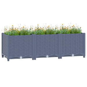 Galleria Design Raised Bed 120x40x23 cm Polypropylene