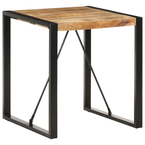 Galleria Design Dining Table 70x70x75 cm Solid Rough Mango Wood